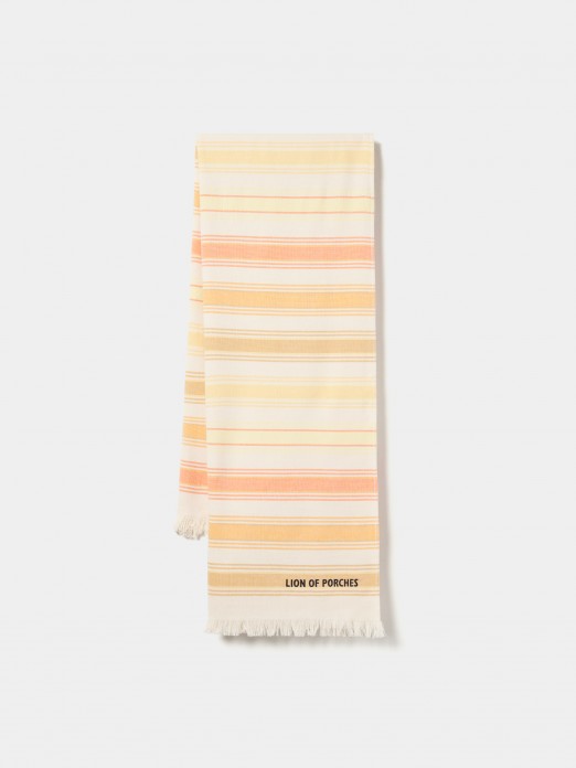 Striped beach towel