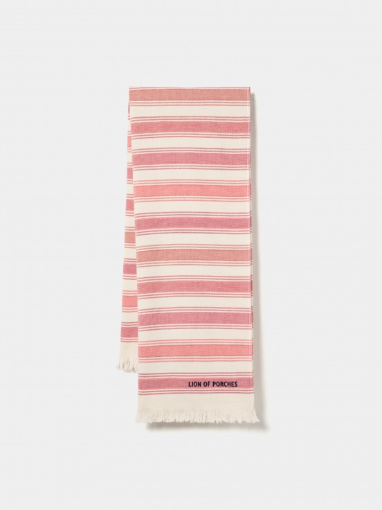 Striped beach towel