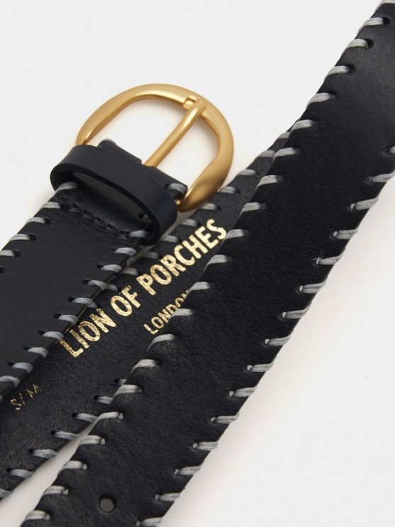 Leather belt
