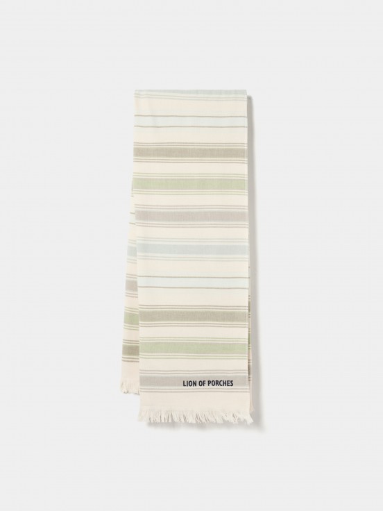 Striped beach towel