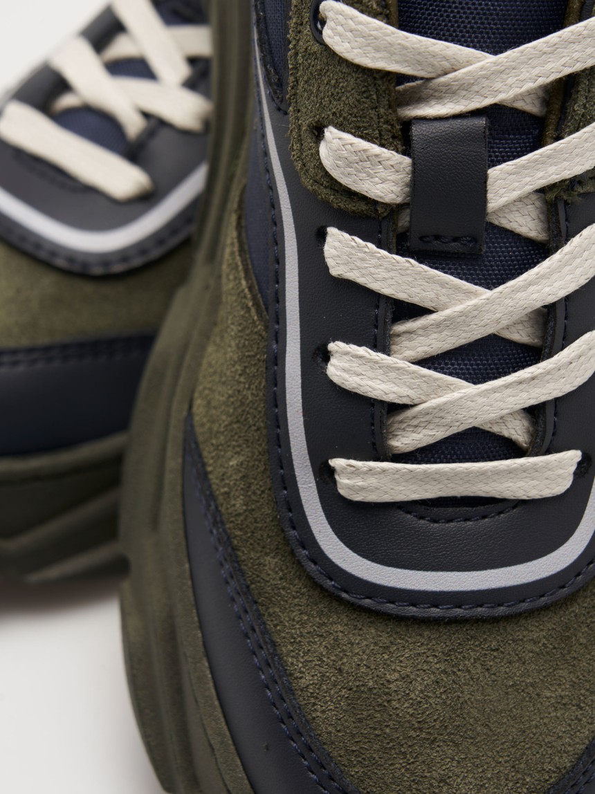 Two-tone sneakers