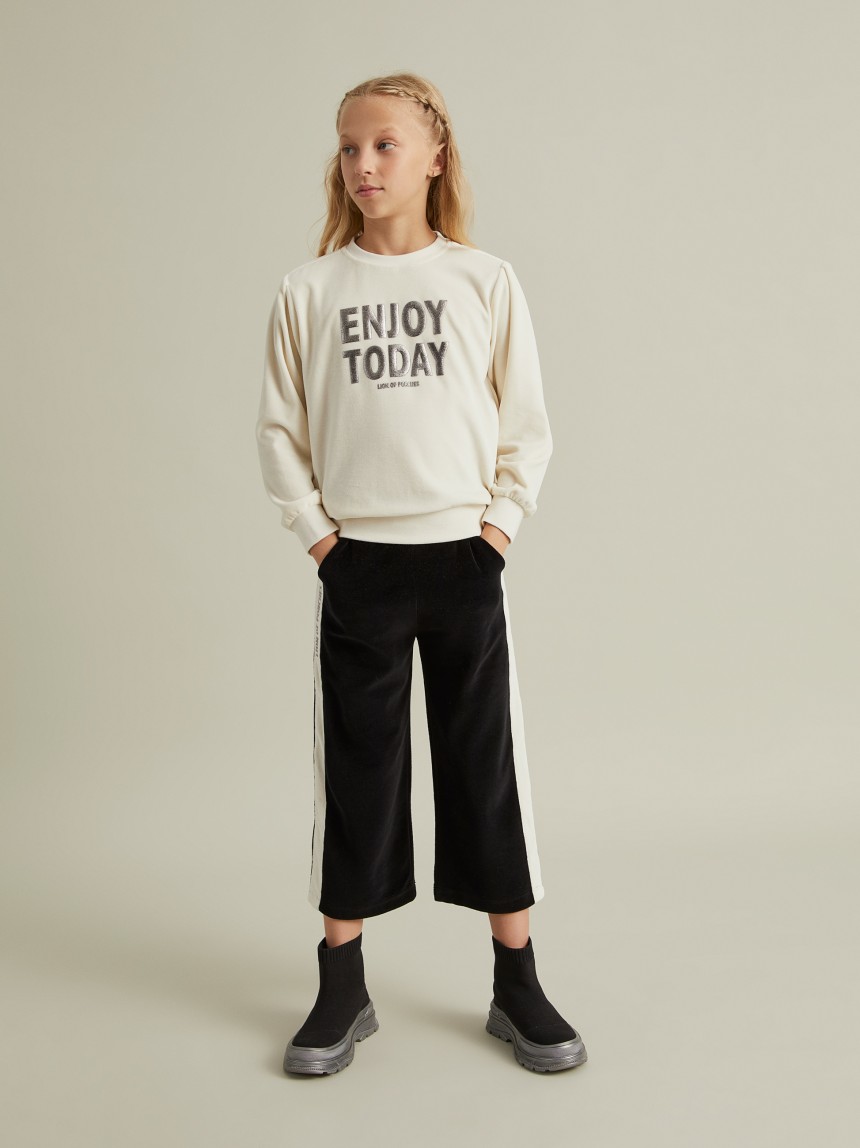 Sweater veludo