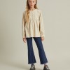 Blusa bordado flores