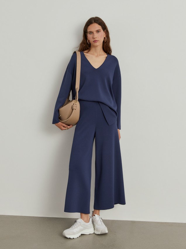 Wide leg knit pants - Image product