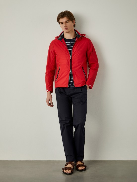 Technical fabric jacket