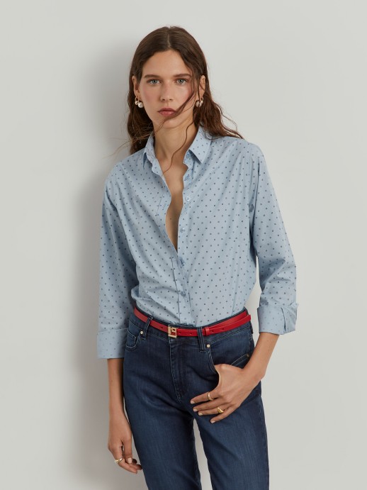 Classic micro pattern shirt