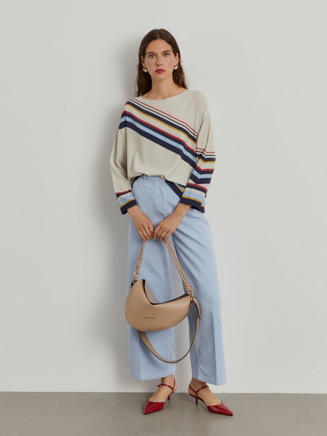 Blusa fluida rayas