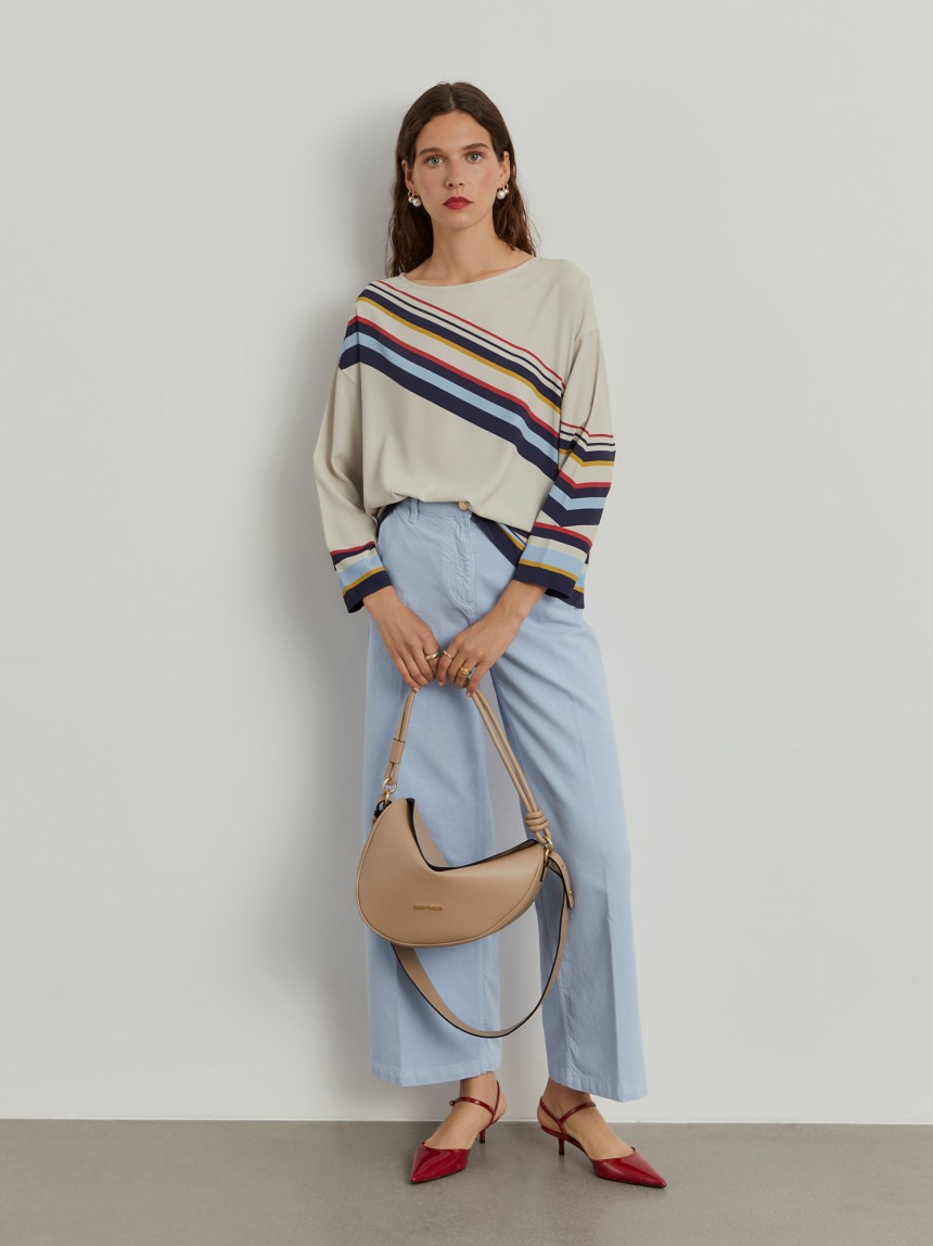 Blusa fluida rayas