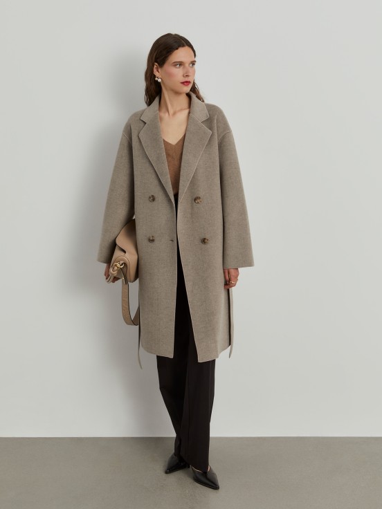 Double-breasted overcoat