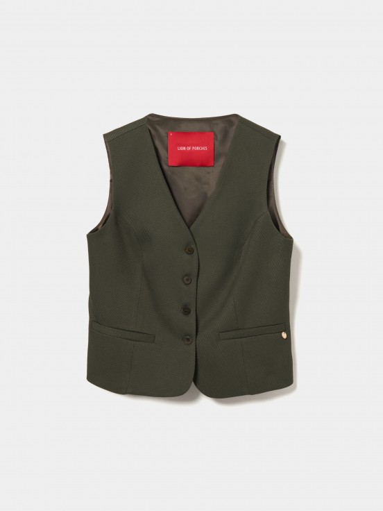 Belted vest