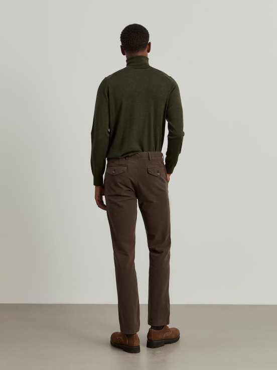 Slim fit chino trousers