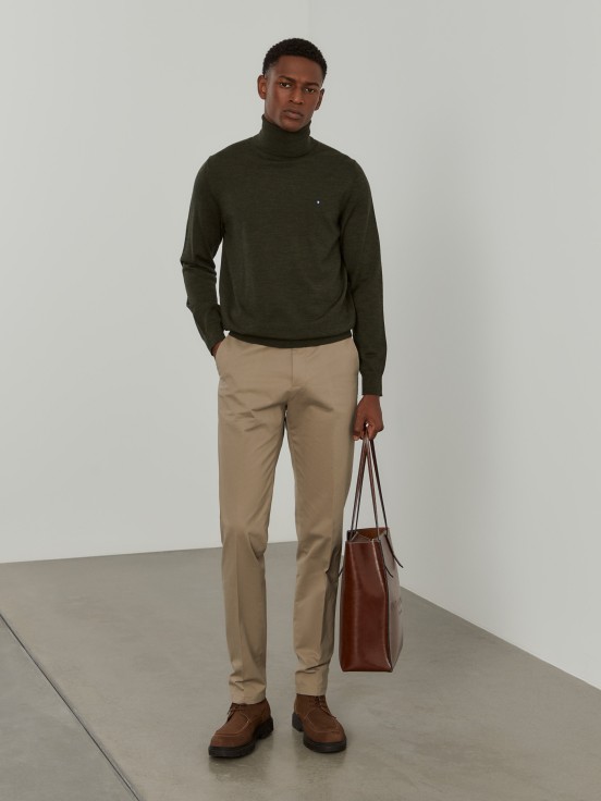 Regular fit chino pants