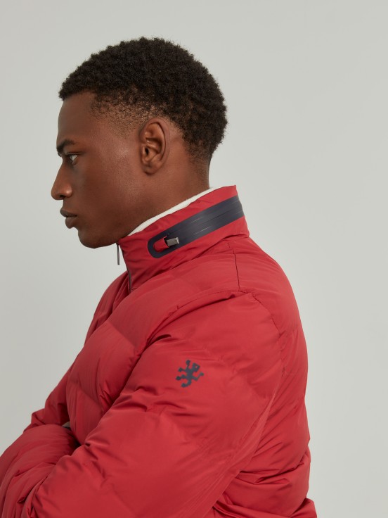 Water-repellent quilted jacket