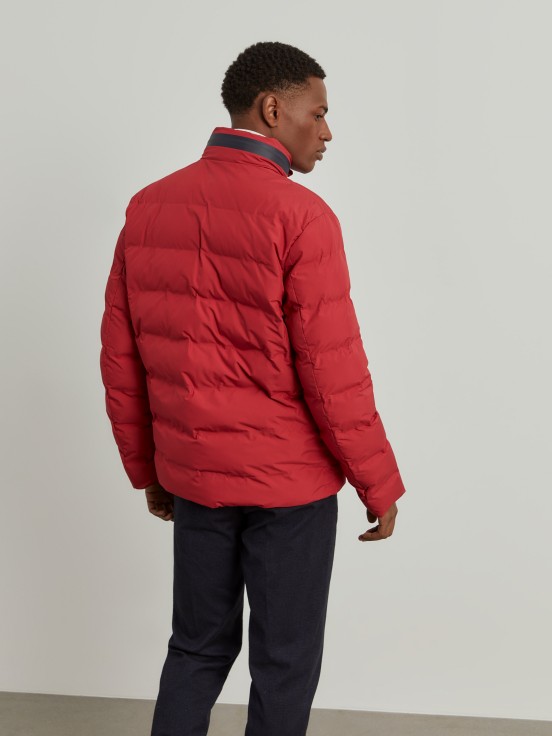 Water-repellent quilted jacket