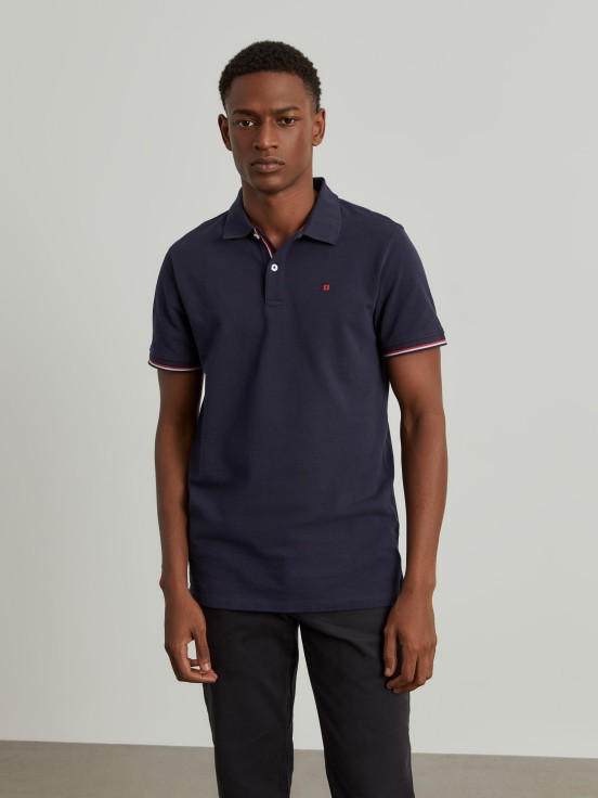 Polo de piqu de corte slim