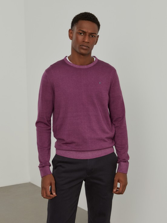 Garment dye sweater