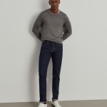 Slim fit denim pants