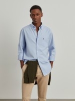 Camisa regular fit de algod�o