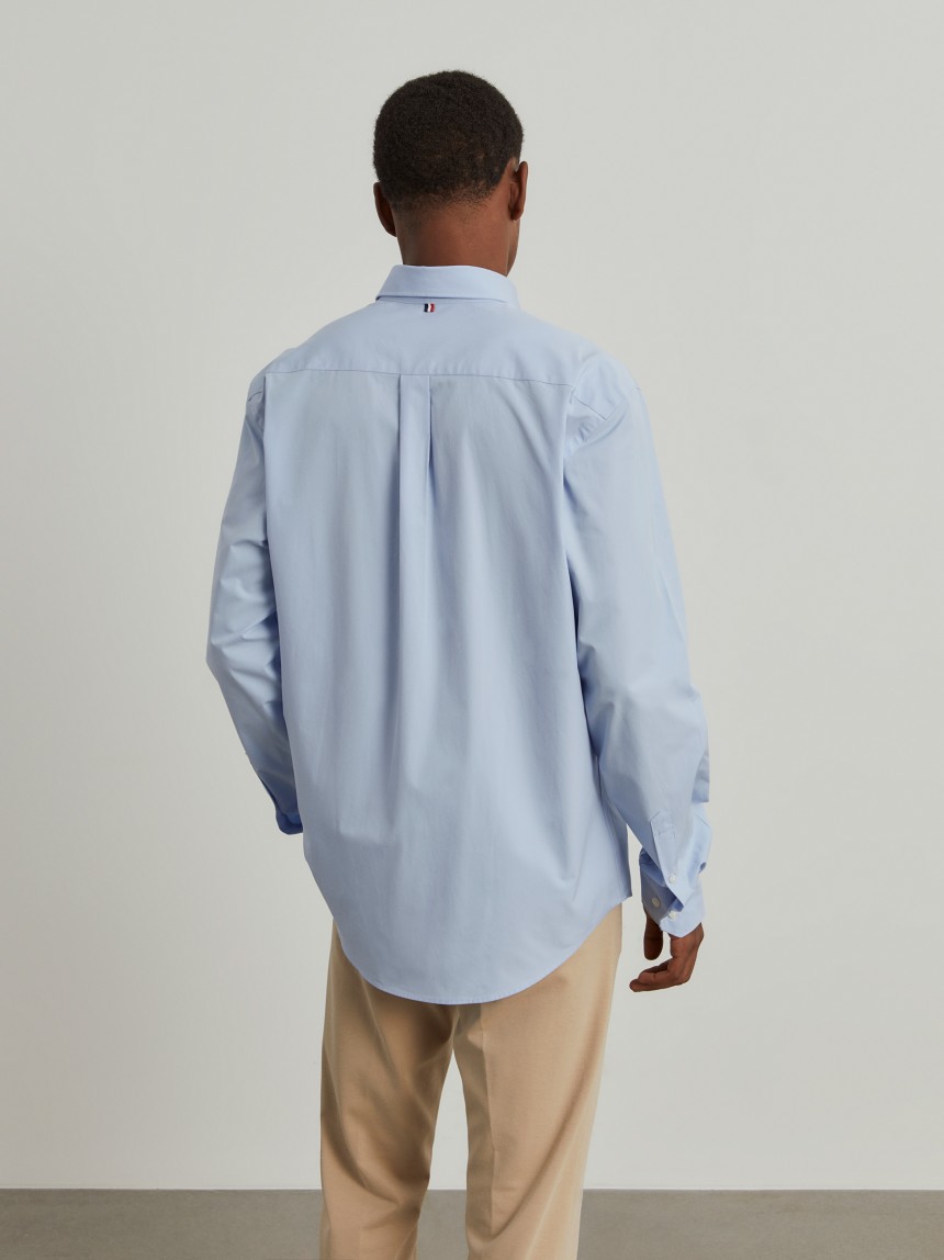 Camisa regular fit de algod�o