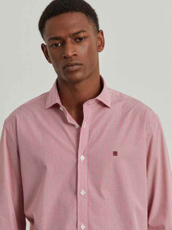 Regular fit striped shirt