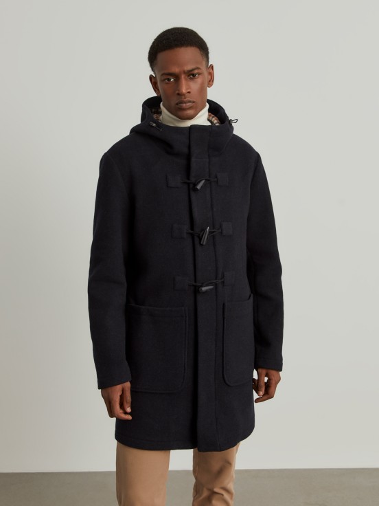 Hooded coat