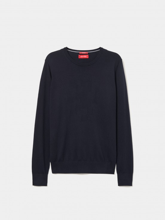 Cotton and cashmere sweater