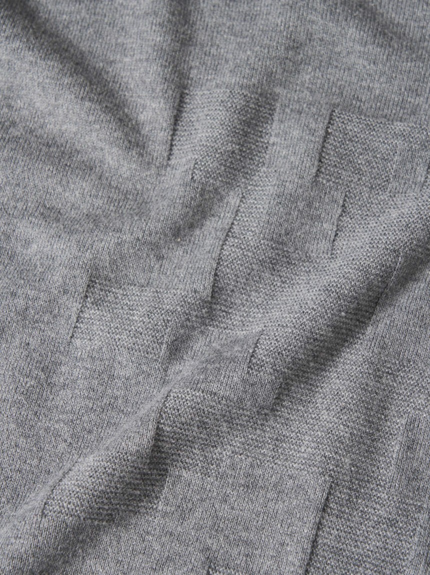 Camisola em algod�o e caxemira