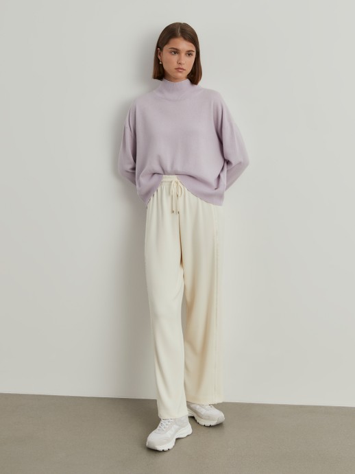 Wool turtleneck sweater