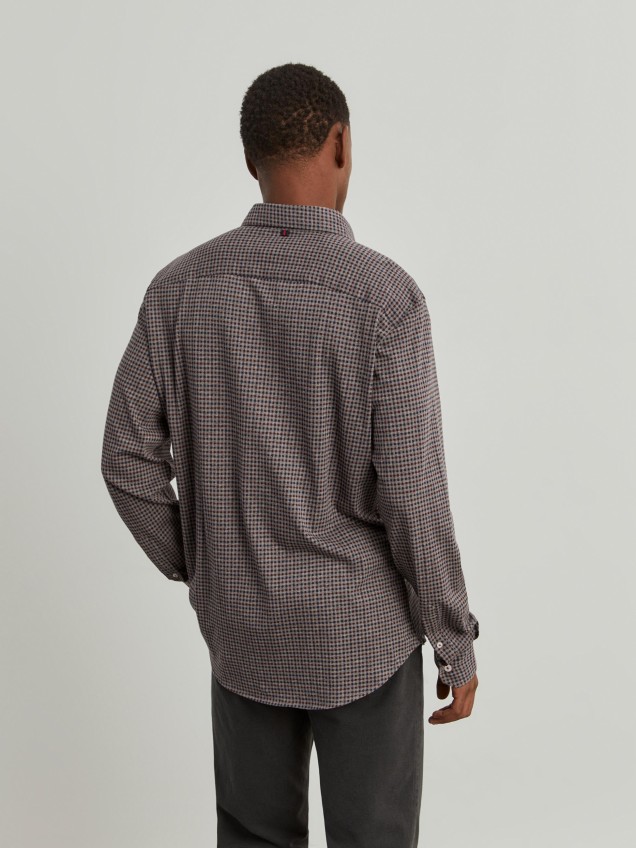 Camisa slim fit a cuadros - Image product