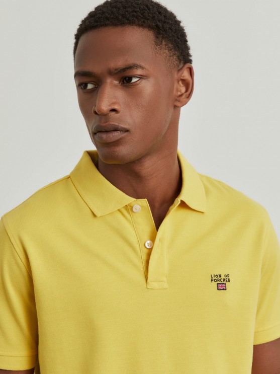 Polo de piqu de corte slim