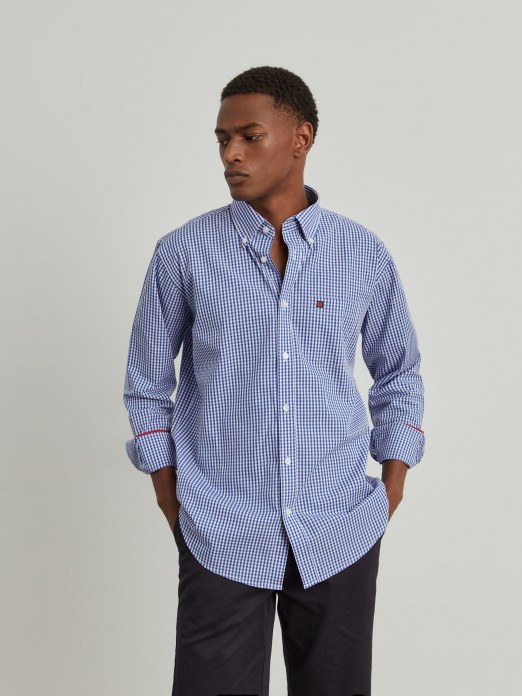 Camisa xadrez regular fit