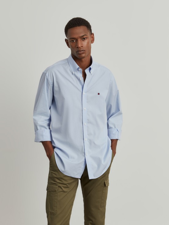 Slim fit cotton shirt