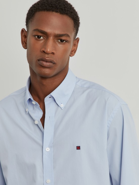 Slim fit cotton shirt