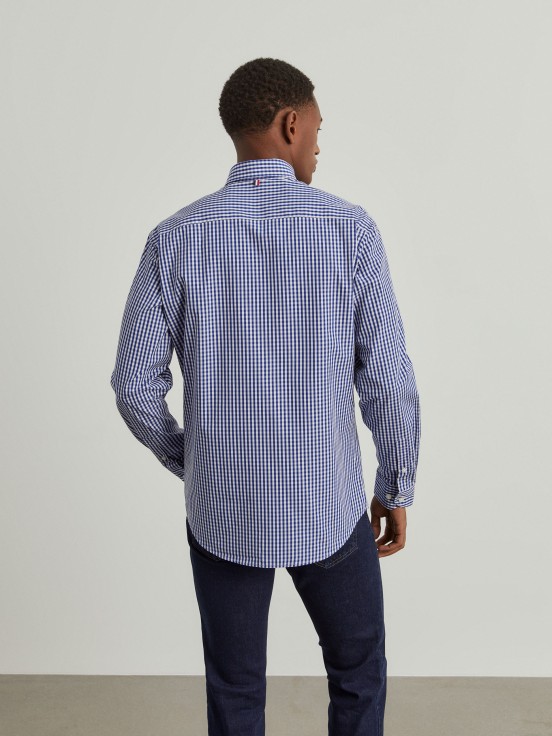 Slim fit cotton shirt