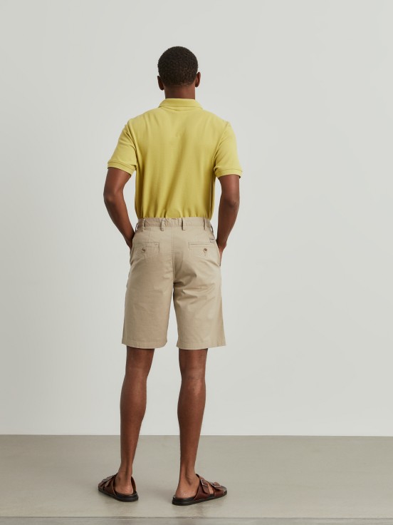 Bermudas para homem chino slim fit