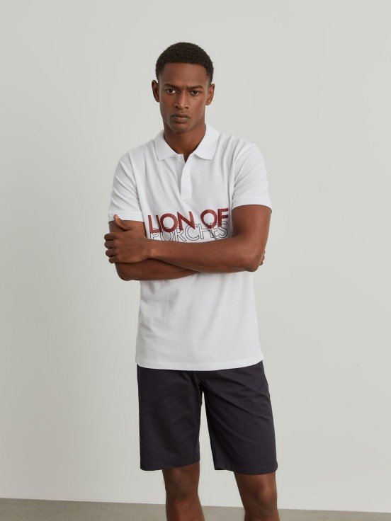 Polo piqu slim fit