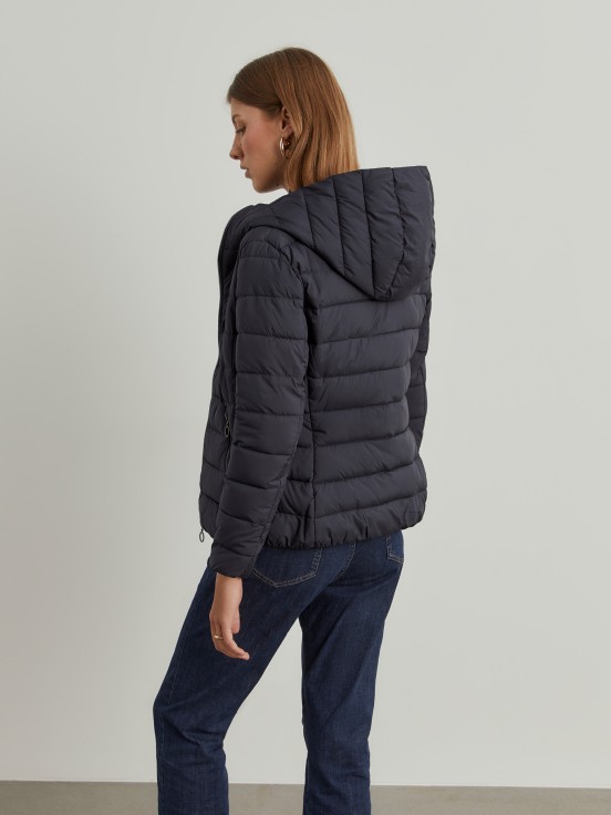 Padded jacket with hood