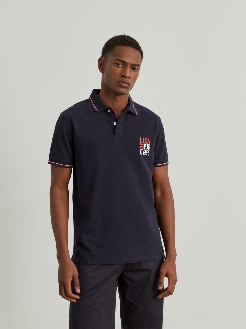 Polo piqu� de algod�o