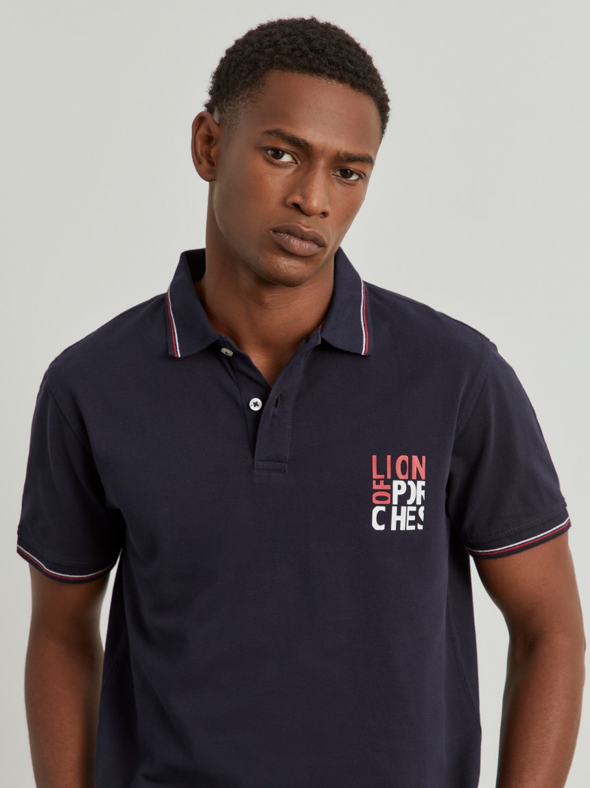 Polo piqu� de algod�o