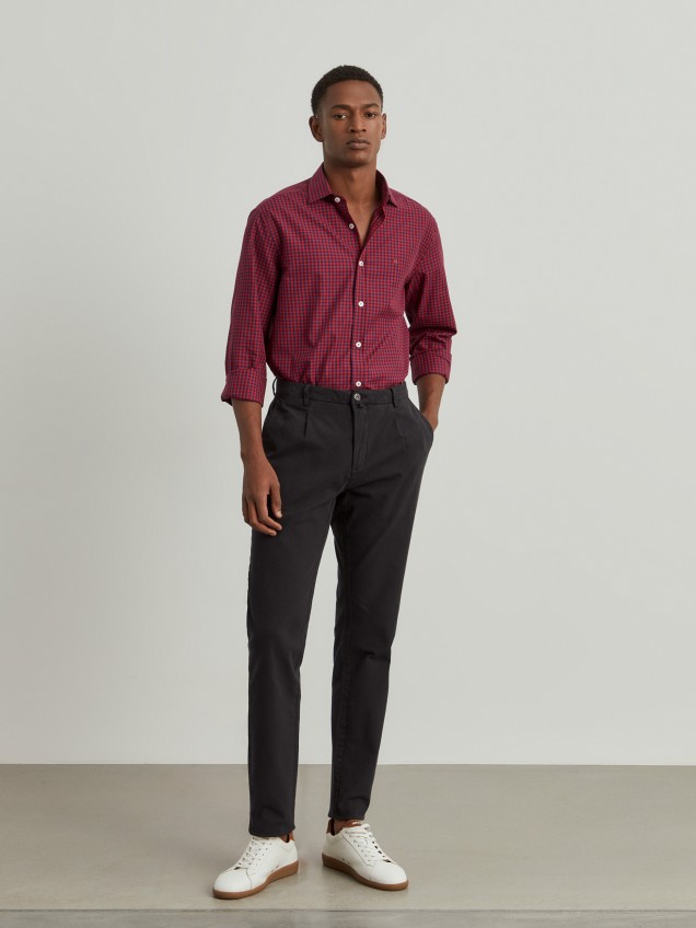 Calças chino regular fit