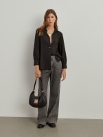 Camisa oversize assim�trica
