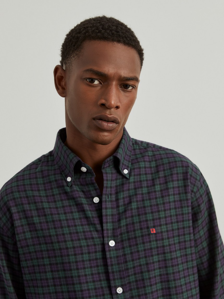 Camisa xadrez regular fit