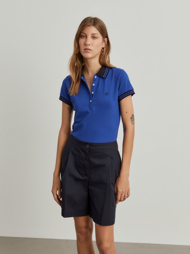 Polo piqué bicolor - Image product