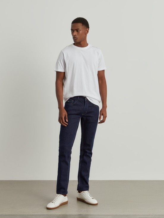 Slim Fit Denim Pants