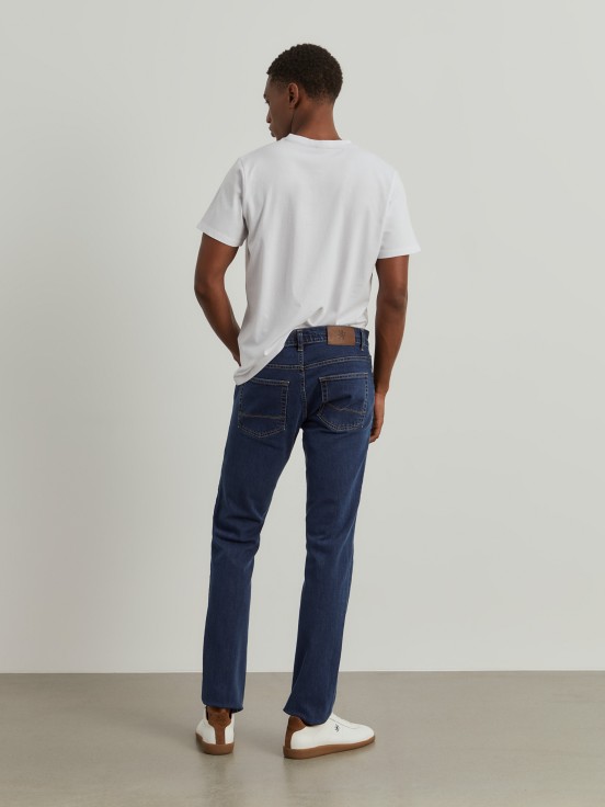 Slim Fit Denim Pants