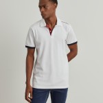 Cotton piqu polo shirt