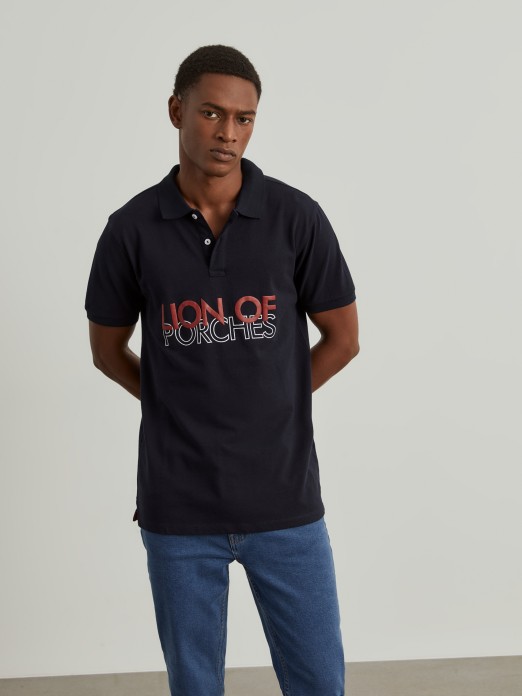 Polo piqu slim fit