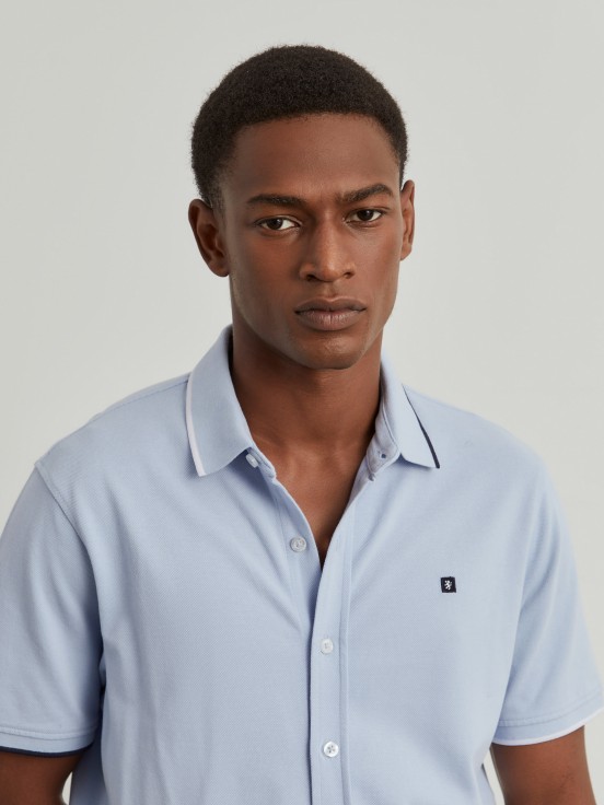 Cotton polo shirt