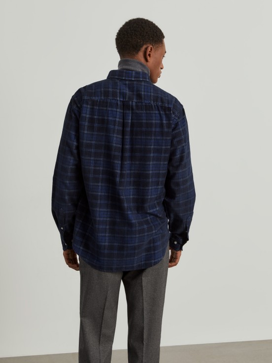 Regular fit plaid shirt