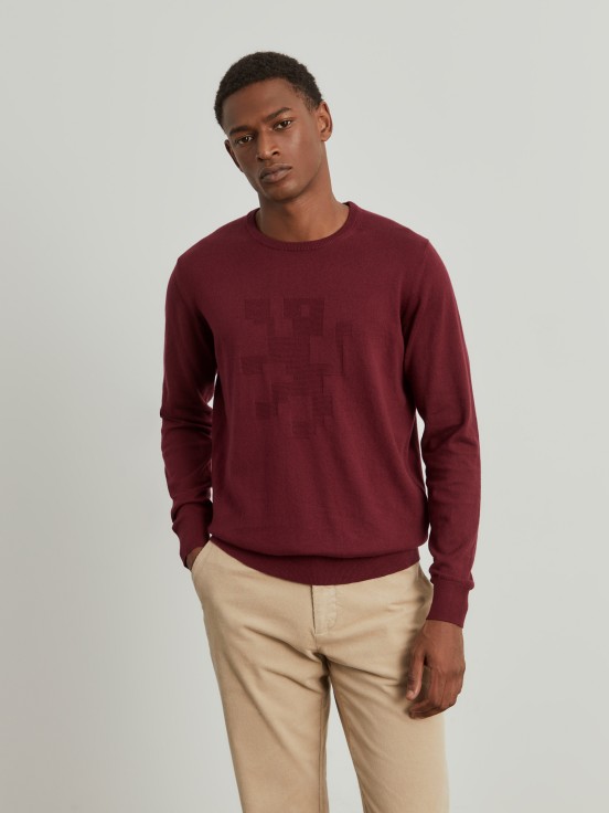 Cotton and cashmere sweater